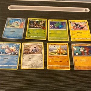 Pokemon Trading Cards Set of 8